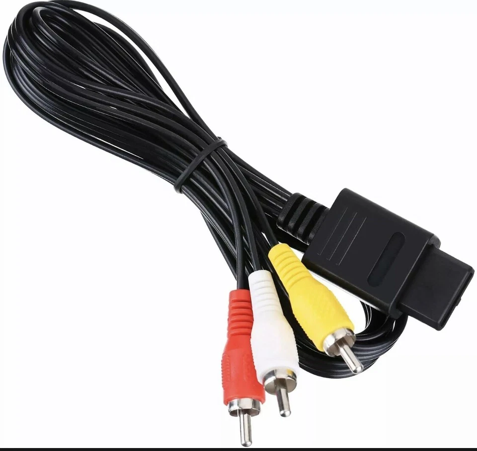 Super Nintendo SNES Power Supply UK Plug + AV Lead Bundle Uk Seller - Image 3 of 4