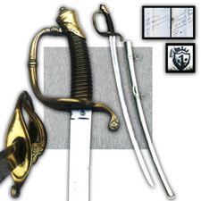 RARE NICE DUTCH OFFICER SWORD M1852 KLEM & JUNG / W. PERUNVELS XIX ORIGINAL #54