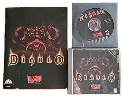 2-Diablo Original PC Games Pc CD-ROM  Blizzard Role-Playing Action Game