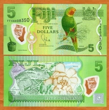 FIJI, $5, ND (2013) , P-115a, UNC, Polymer