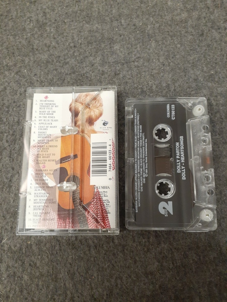 Dolly Parton Cassette Tape Heartsongs Live From Home 1994 Columbia