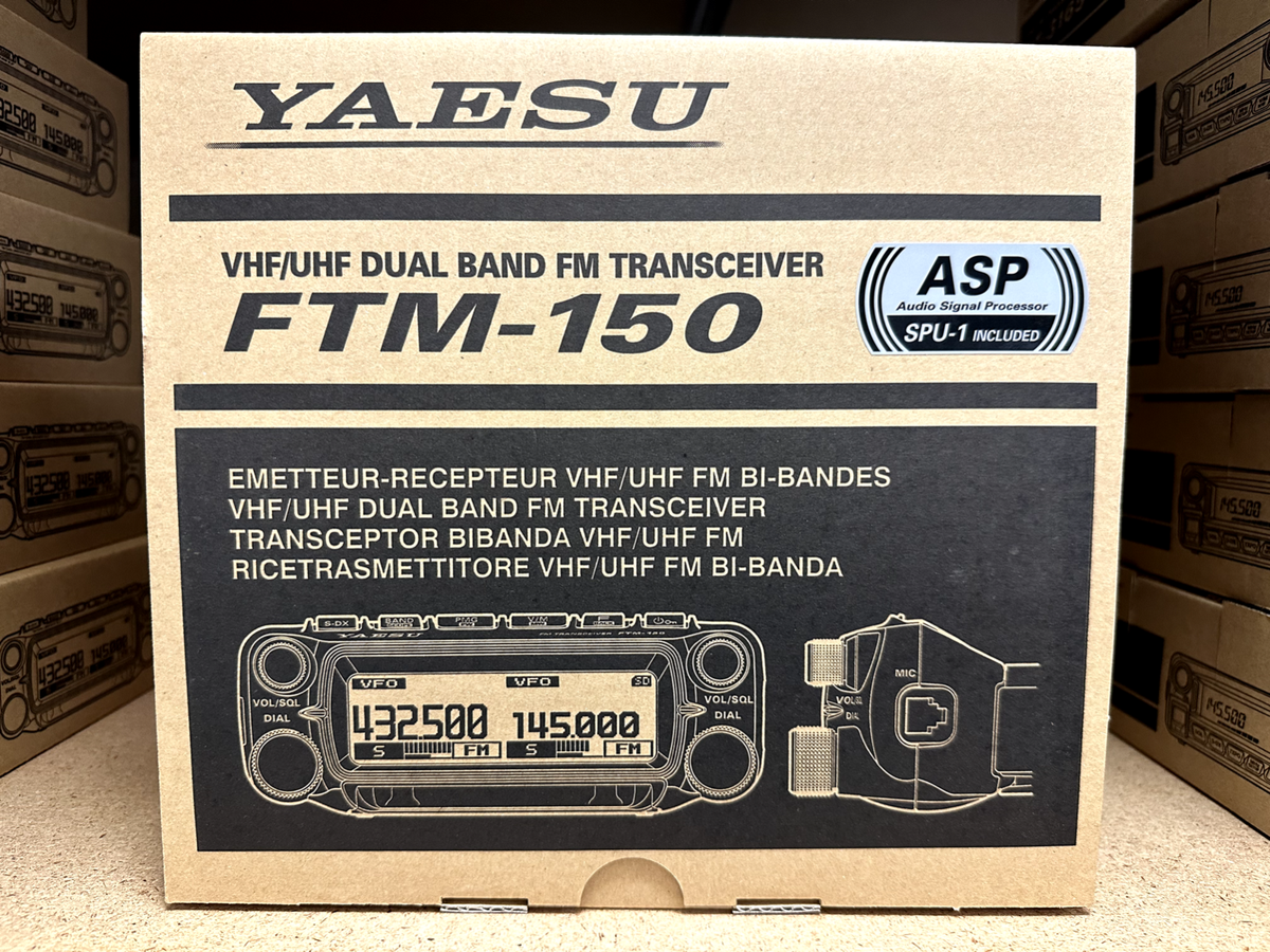 Yaesu FTM-150RASP FM Dual Band Mobile Transceiver 55W-VHF 50W-UHF