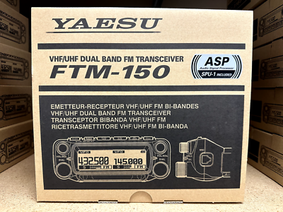 YAESU FTM-150 　中古 Yaesu FTM-150RASP FM Dual Band Mobile Transceiver 55W-VHF 50W-UHF