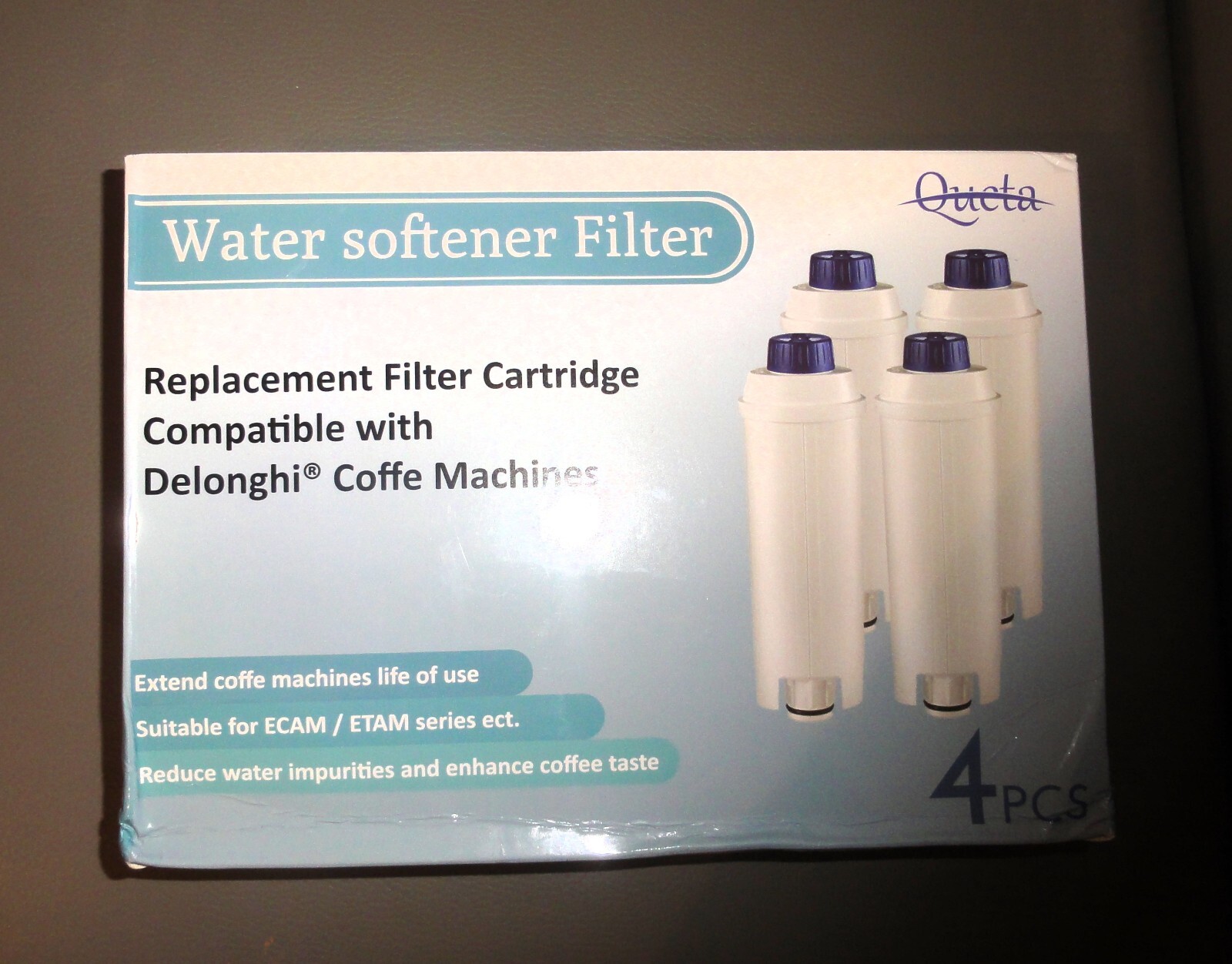 Coffee Machine Water Filters X 4 for Delonghi DLSC002 5513292811 SER3017 eBay
