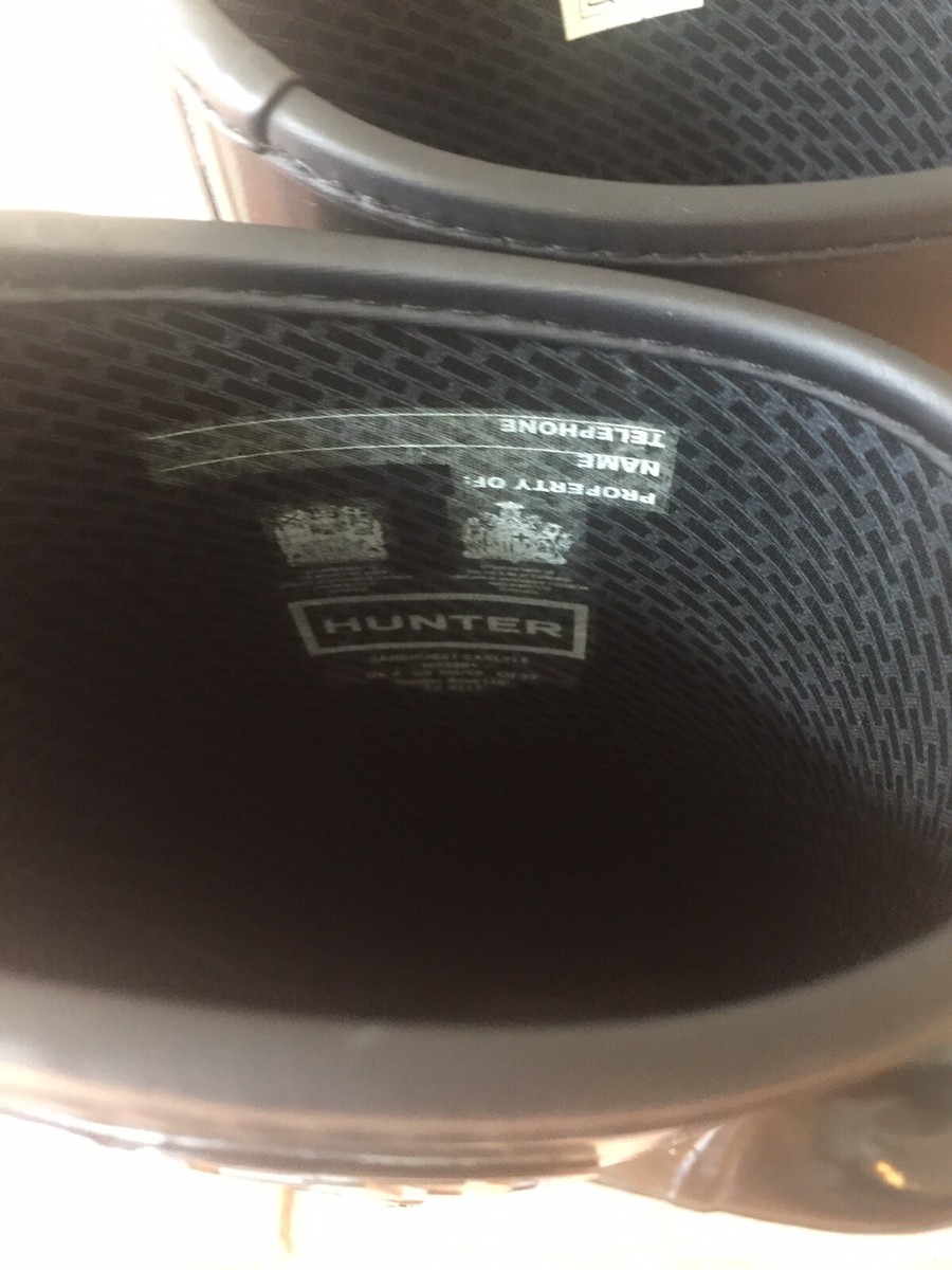 靴 HUNTER SANDHURST CARLYLE UK9 Hunter Sandhurst Carlyle Womens Equestrian Rain Boots Ladies Size