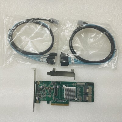 INSPUR 9211-8i HBA Karte – 6 Gbit/s, IT-Modus, Für FreeNAS/unRAID, Mit 2x SFF-8087 Kabeln