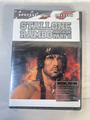 Rambo First Blood Part II (DVD,2002)Special Edition! Brand New! Factory Sealed!