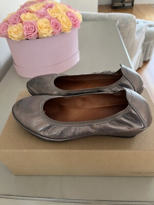 gentle souls Natalie Size flats pewter