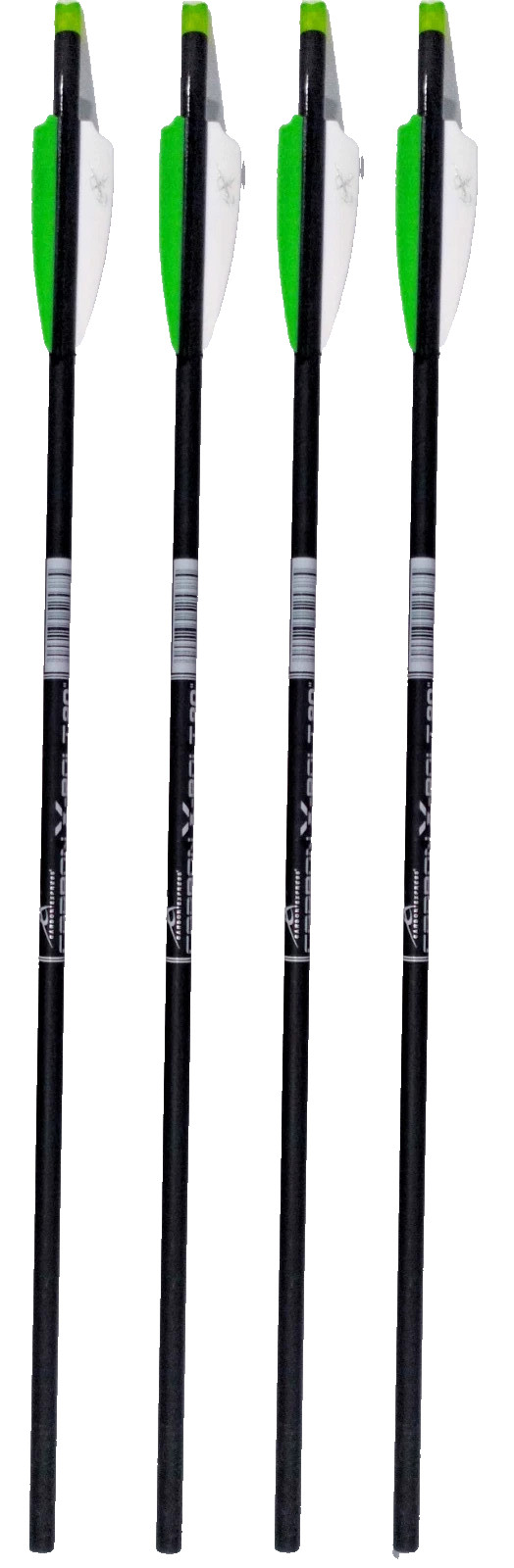 Bolts 20" Green/white Vanes