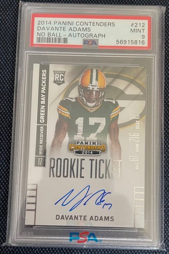 Davante Adams [No Ball Autograph] #212 2014 Panini Contenders card