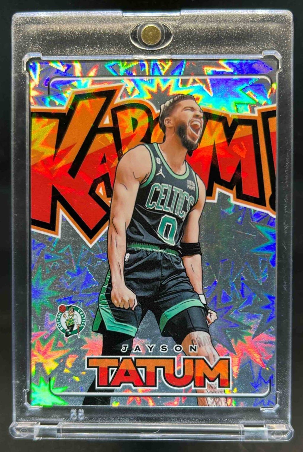 2023-24 Panini Crown Royale Jayson Tatum Kaboom SSP #3 Celtics