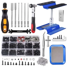 RC Car Work Stand 360 Degree Rotation, 620pcs RC Screw Kit w/Tray  RC Screwdr...