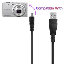 USB Cable Lead Cord Battery Power Charger for Sony CyberShot DSC-W730 Camera PSU