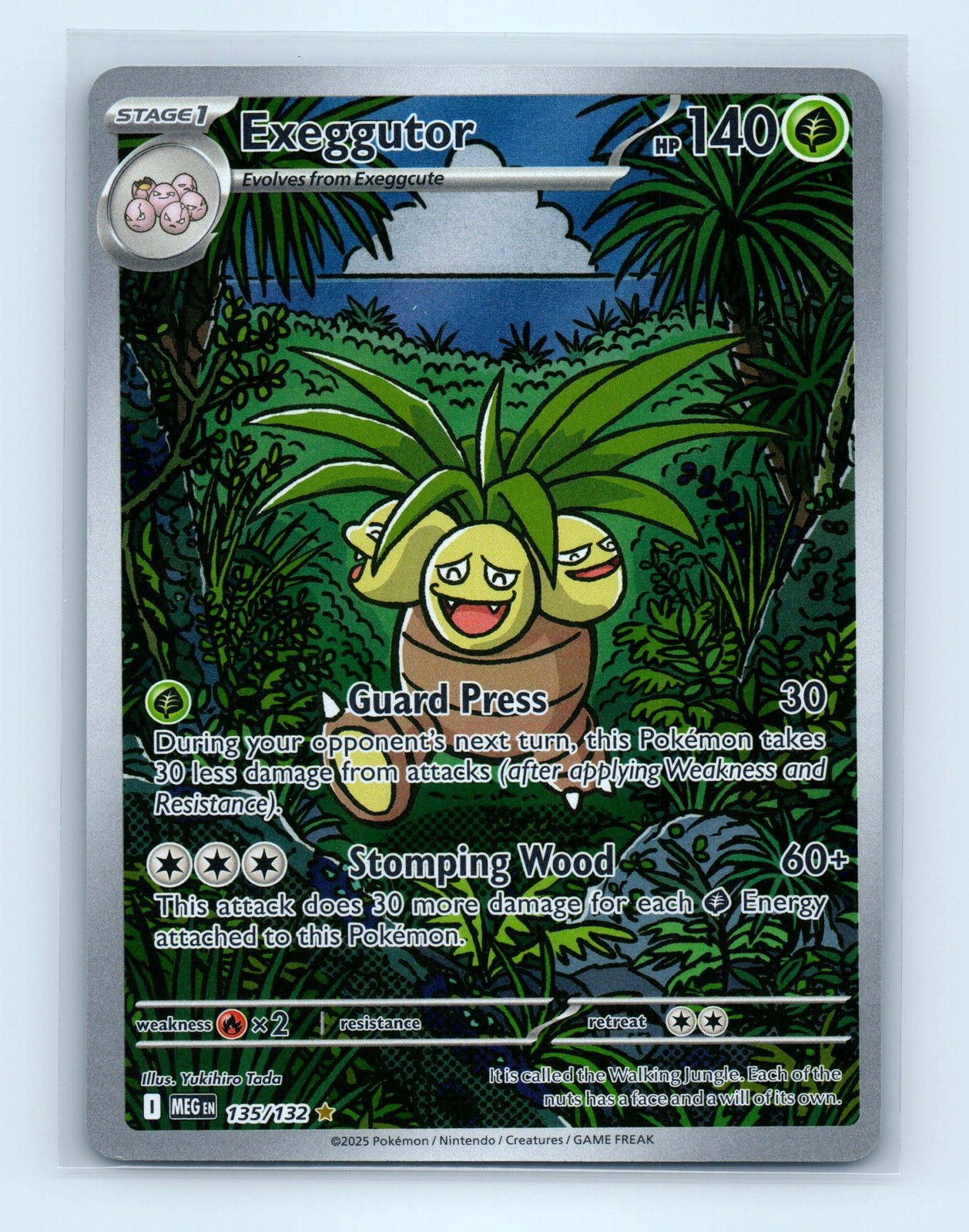 Pokemon tcg ME01: Mega Evolution Exeggutor Near Mint or Better