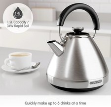 Image of Morphy Richards Cream Venture Pyramid 1.5L 3KW Kettle 100132