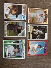 Ron Blomberg 7 Card Lot - 1972-1988 Topps Base Cards - Yankees White Sox