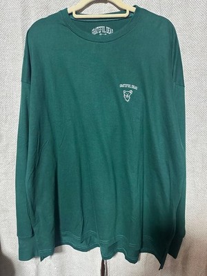 GRATEFUL DEAD long sleeve cut and sew green