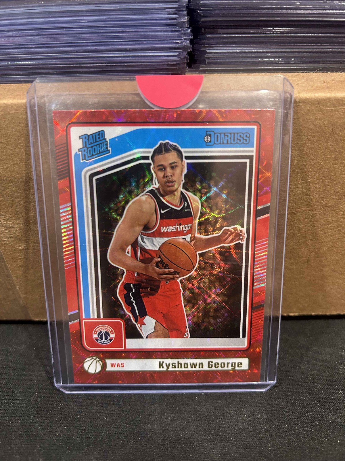 2024-25 Donruss #225 Kyshawn George Red Wedges