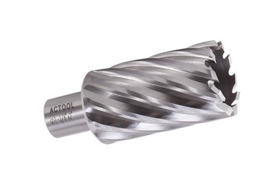 ACTOOL 1-3/8'' Diameter × 2'' Depth of Cut HSS ANNULAR Cutter with 3/4'' Weldon...