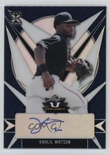 2021 Leaf Valiant Navy Blue /75 Kahlil Watson #BA-KW1 Auto 0u8i