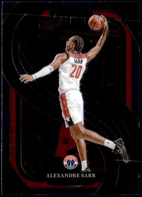 2024-25 Panini Select #185 Alexandre Sarr Blue (Retail) Rookie E1