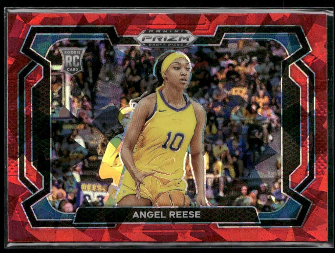 2024 Panini Prizm Draft Picks Angel Reese Prizms Red Ice Rookie #38