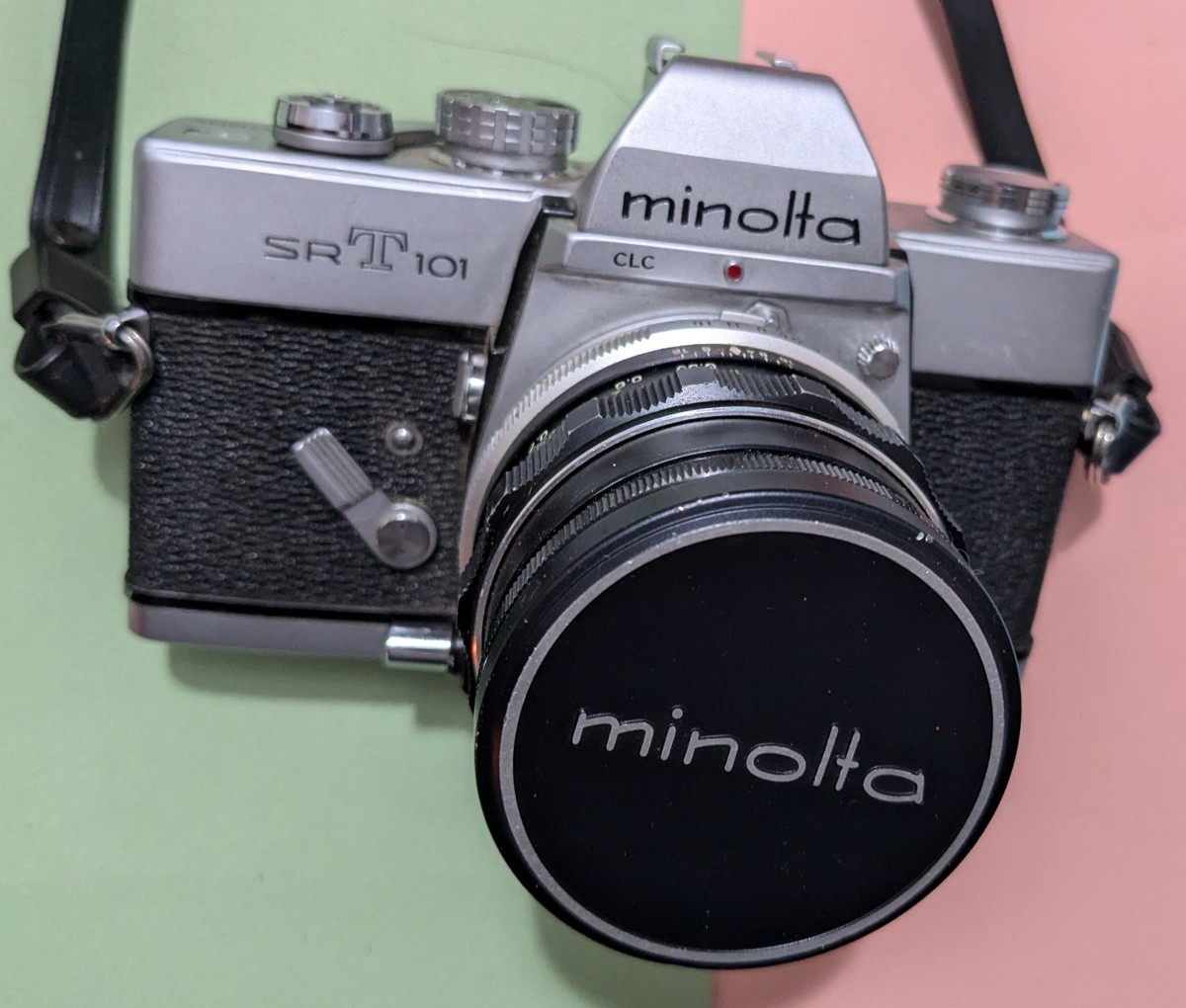 Minolta SRT101 35mm SLR Camera w/ ROKKOR 55mm Lens | eBay