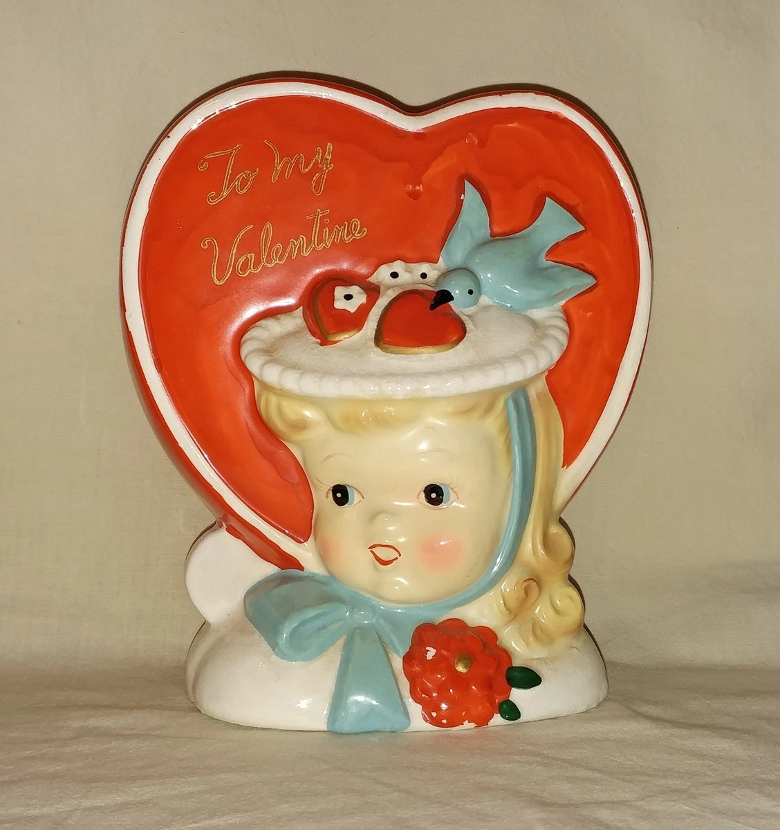 Red Ceramic Collectible Sculptures & Figurines 1950-1959 Time