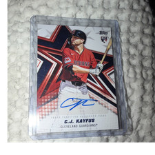 Topps 2026 Series 1 Baseball Stars Autographs C.J. Kayfus Rookie Auto #BSA-CJK