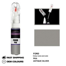 PER FORD ARGENTO ANTICO PKA ritocco penna vernice pennello fix kit set...