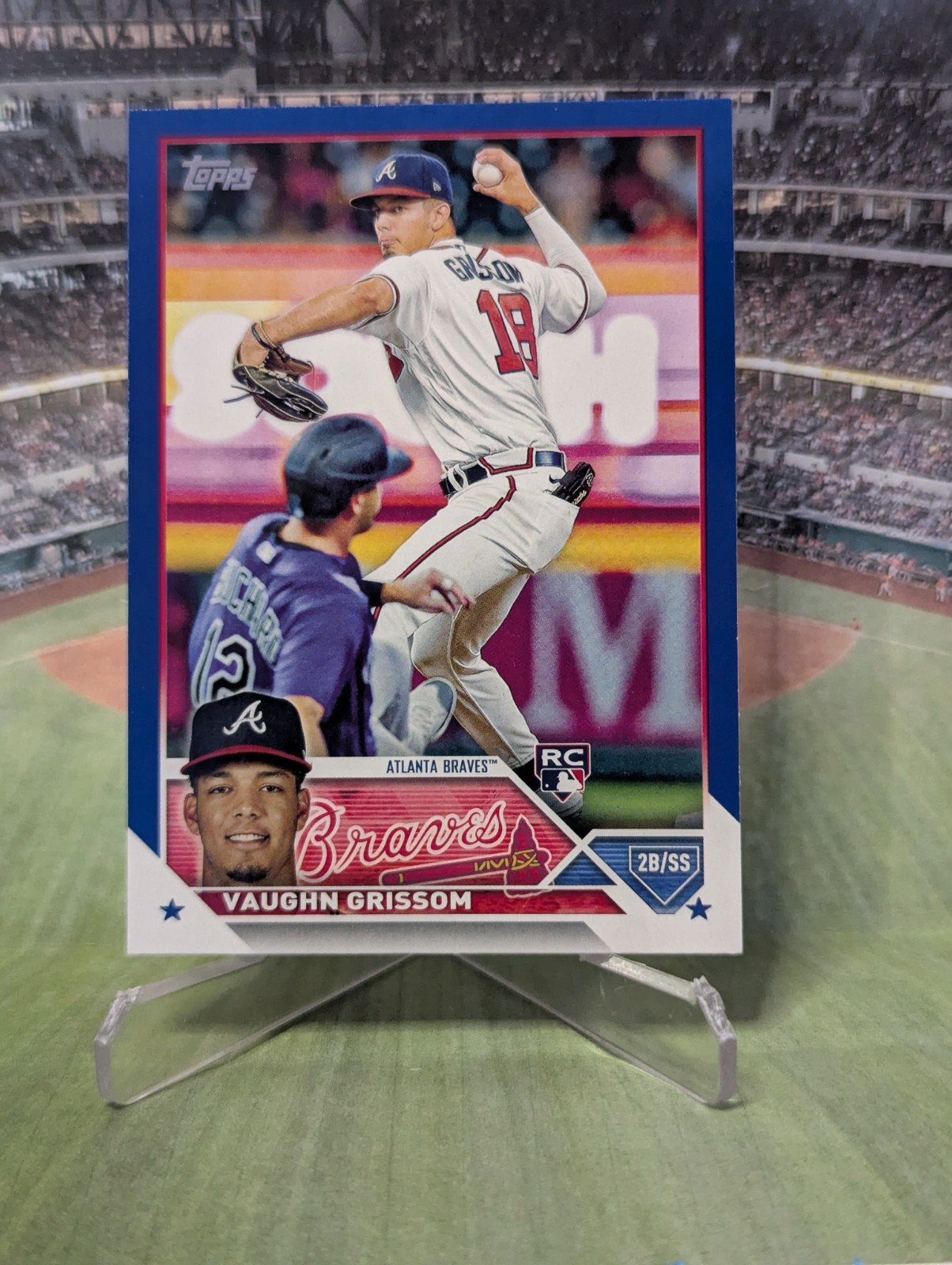 2023 Topps Series 1 - Vaughn Grissom #275 Royal Blue (RC)