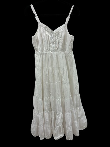 100% Cotton Dress Vasna Desire Tiered Dress. Cottage Core. Coquette Style.