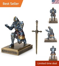 King's Guard Knight Pen Holder Pen Stand Desk Organizers and Accessories Resi...