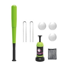 Children's Baseball Toy Ground Stakes Hitting Stick and Ball Set Outdoor Play