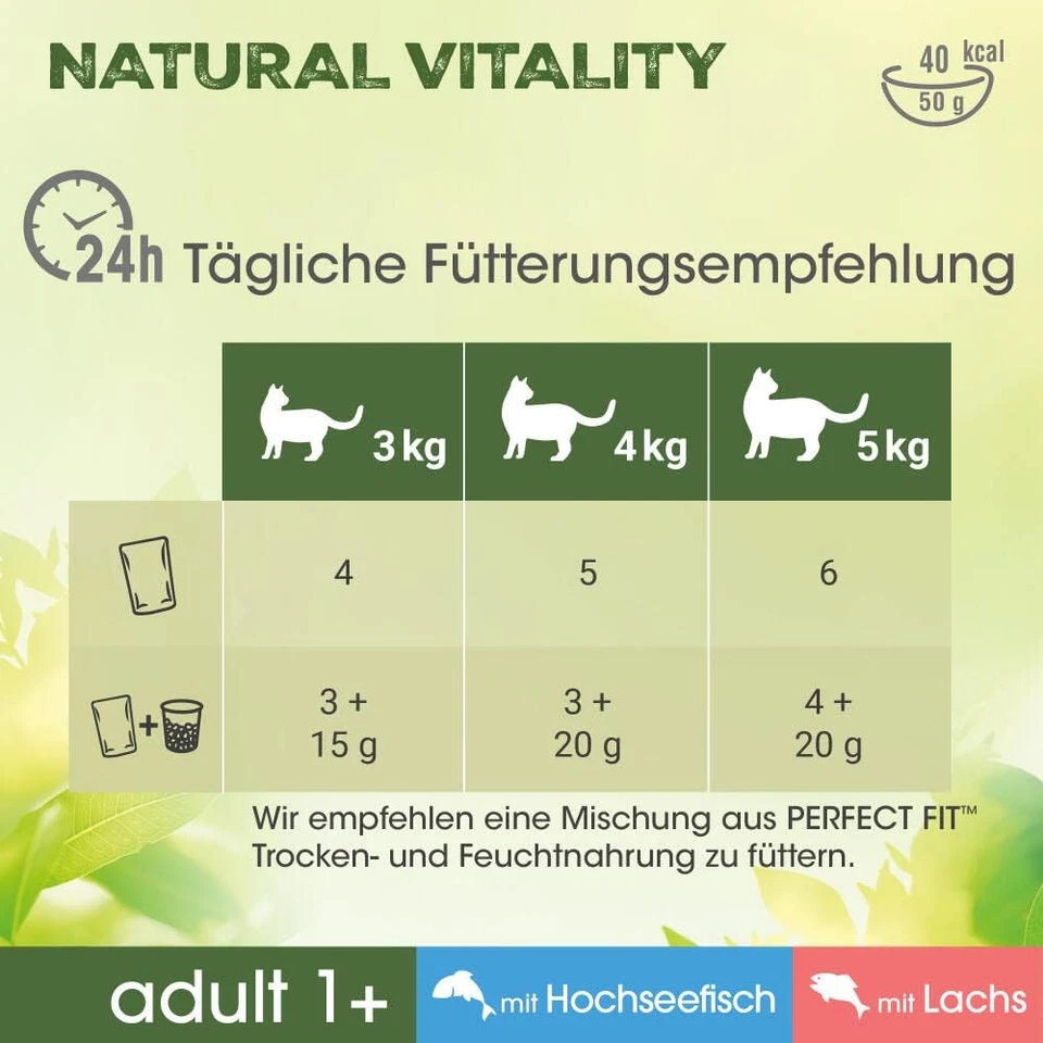 Perfect Fit Adult 1+ Katzenfutter Nass 36x50g Hochseefisch Lachs getreidefrei - Bild 3 von 4