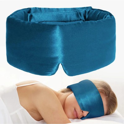 100% Natural Silk Sleep Mask, Soft and Smooth Eye Mask, Sleep Aid Eye Mask, Nigh