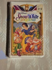Walt Disney Snow White and the Seven Dwarfs Masterpiece Collection VHS NTSC