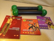 Zumba Fitness Kit Toning Sticks With Workouts DVD's & Guide Boxed & Complete