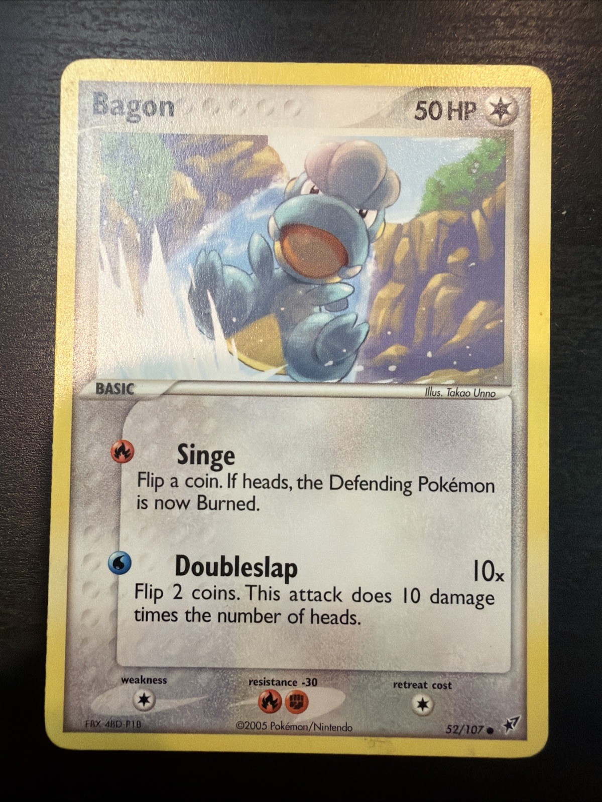 Bagon - 52/107 - Common - Mod played - EX Deoxys