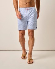 johnnie-O The Half Elastic 7" Surf Shorts Maliblu