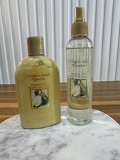 Vintage Victorias Secret Pear Glace Body Spray Lotion Set Discontinued
