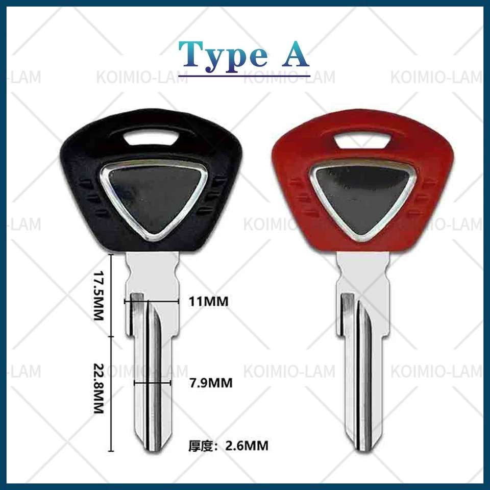 Llave en blanco apta para Triumph 1050 Street Triple 600 675 Tiger 800 T100 T900 sin cortar Foto 2 de 4