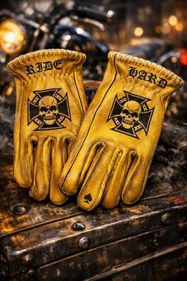 Svarog Motorrad Biker Shanks Handschuhe Harley Davidson & Chopper, Bobber Fahrer