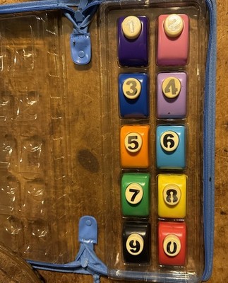 Numbers Paper Punch Set W/case