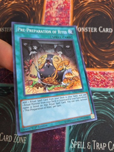 Yugioh Pre-Preparation of Rites SHVI-EN065 Super Rare 1st Edition Near Mint - Picture 2 of 4