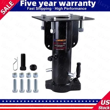 Adjustable 15-17" Fifth 5th Wheel To Gooseneck Adapter Hitch Camper RV Trailer