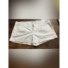 Classic Women's White Cotton Shorts P17.1 no tag see measurements