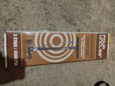 #ad #ad High Pressure Hand Pump Stainless Steel 4500psi Airgun PCP Pump Hunting $99.00