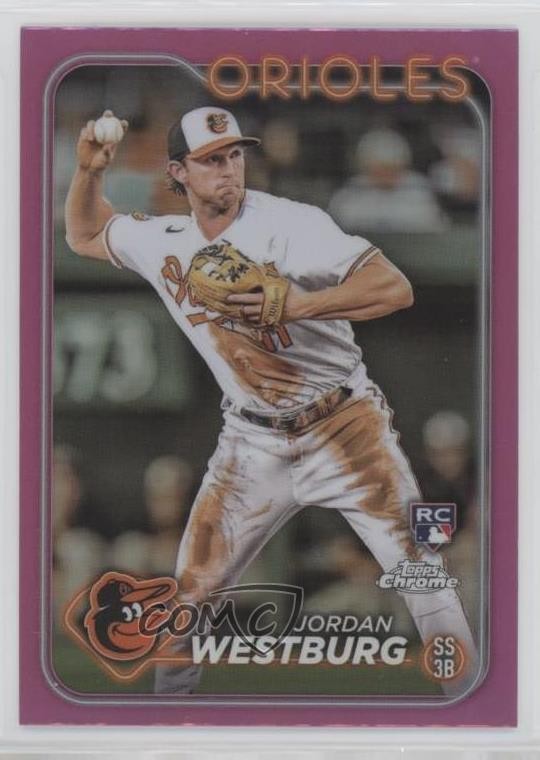 2024 Topps Chrome Pink Refractor Jordan Westburg #277 16gt