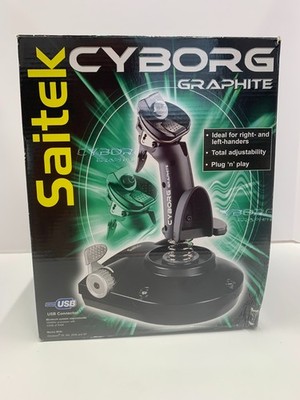 Saitek Cyborg Graphite PC Joystick Open Box